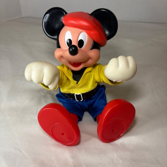 Disney Arco Mickey Mouse Hollywood Director Doll Figure 10” Rare Vintage - Picture 15 of 16